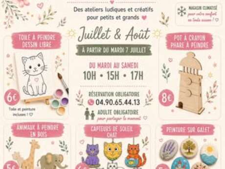 Kreativworkshops – „L'Atelier du Jouet“