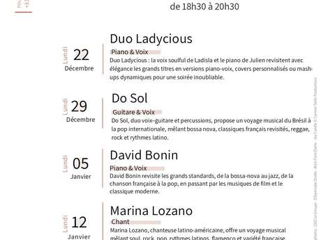 Soirées artistes Amaya