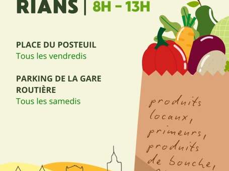 Marché du samedi (15 exposants)