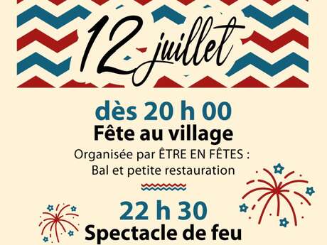 Cérémonie du 14 juillet et Fête au village