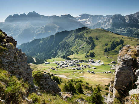 Parcours trail 36 vert : Col des Portes du Soleil