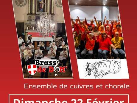 Concert - Ensemble de cuivres et chorale