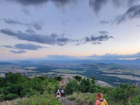 Crépuscule au puy de Mur