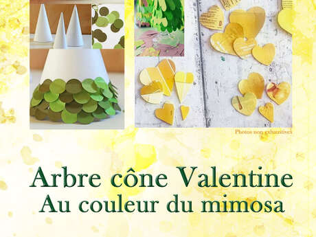 Atelier à l'Oustaou dòu pais-Arbre cône Valentine Mimosa