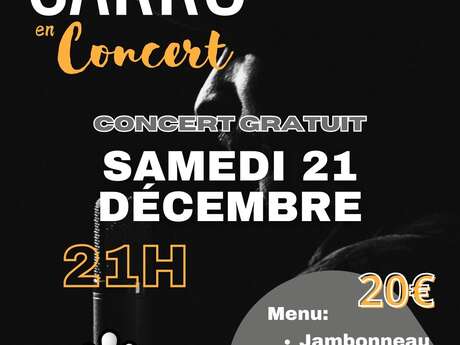 Concert avec Nico SARRO