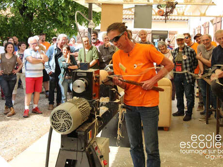 Open Day at the Escoulen woodturning school