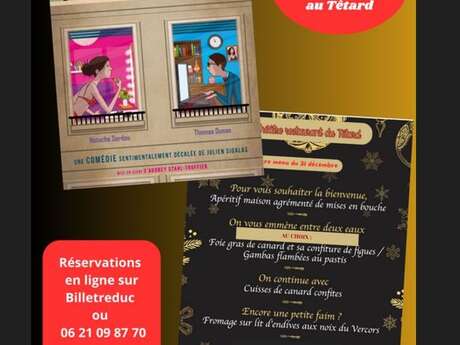 Soirée réveillon : Aime-moi si tu peux et repas de fête