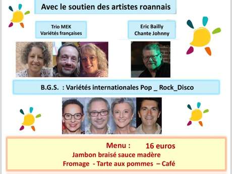 Soirée repas animée - téléthon