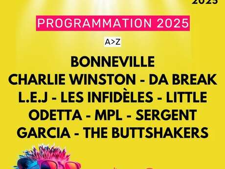 Concerts "LEJ", "DA BREAK" et "BONNEVILLE" au Festival Swing Sous Les Etoiles