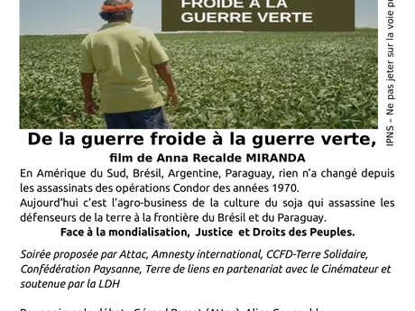 Ciné/Débat - De la guerre froide à la guerre verte