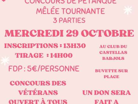 Concours de pétanque | Octobre Rose Concours de pétanque | Octobre Rose