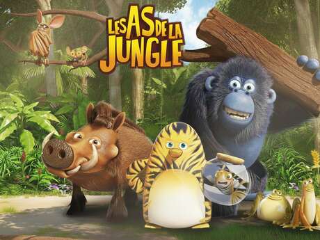 Projection du film "Les As de la Jungle" à l'Auditorium