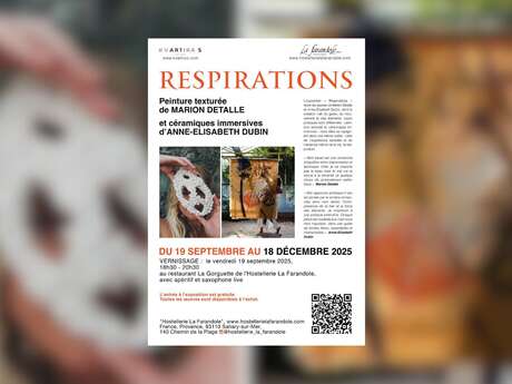 Exposition : Peinture texturée & Céramiques immersives