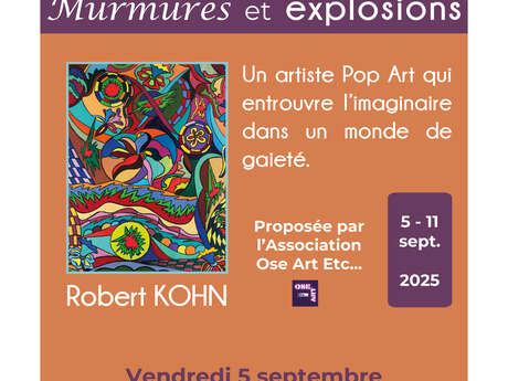 Exposition de peinture : Murmures et explosions
