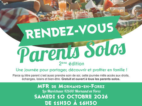 Le rendez-vous des parents solos !
