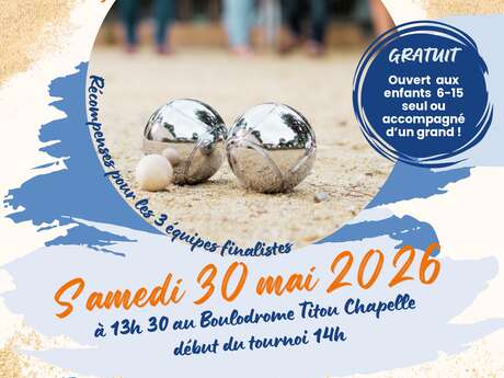 Tournoi de pétanque intergénérationnel en doublette