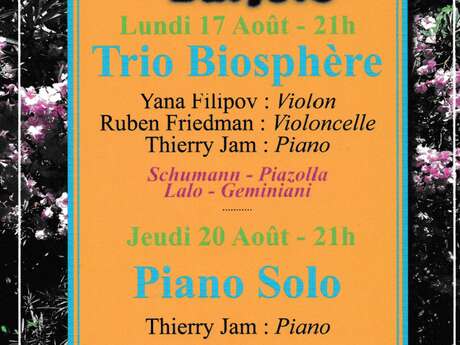 Concert : Trio Biosphère - musique classique