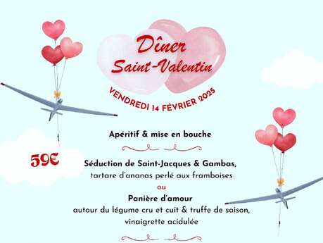 Soirée de la Saint Valentin au Vol à Voile