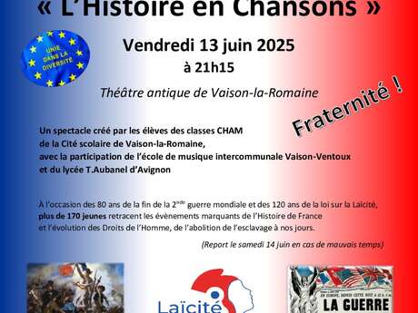 Spectacle "Histoire en chansons"