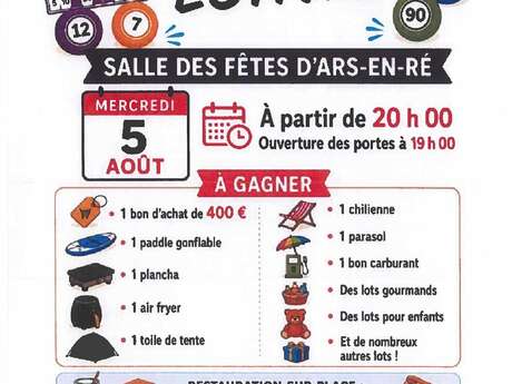 Loto de l'association Ars-Naucelles