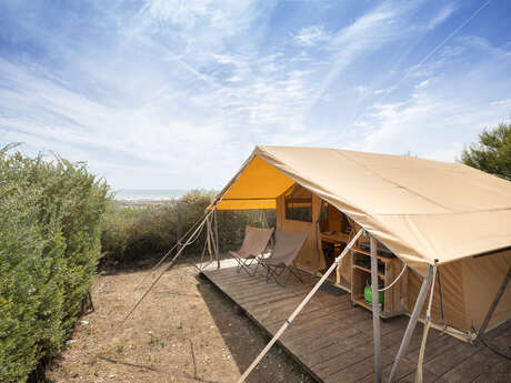 Spend a night in a tent at Camping Huttopia - Côte Sauvage