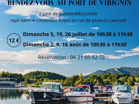 Séance de yoga en plein air