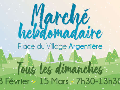 Argentière weekly market