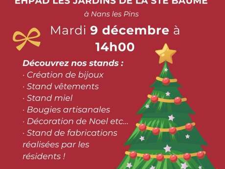 Marché de noël de l'Ehpad