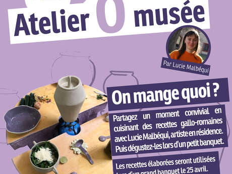 Les Ateliers Ô musée :  "On mange quoi ?" - Atelier cuisine adulte