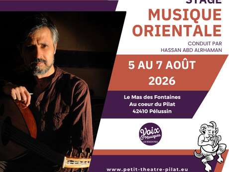 Stage Musique orientale - Rencontres Voix & Musiques 2026