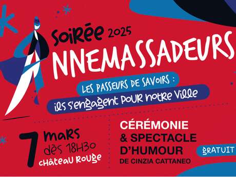 Soirée des Annemassadeurs suivi du spectacle de Cinzia Cattaneo