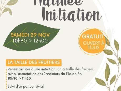 Matinée initiation au jardin pédagogique