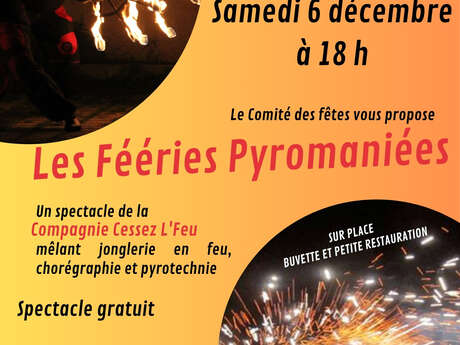 Spectacle "Les fééries pyromaniées" - Téléthon Spectacle "Les fééries pyromaniées" - Téléthon