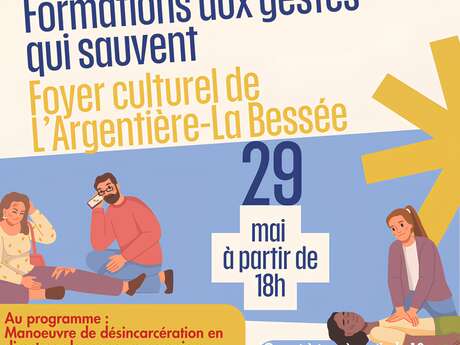 Soirée Formations aux gestes qui sauvent