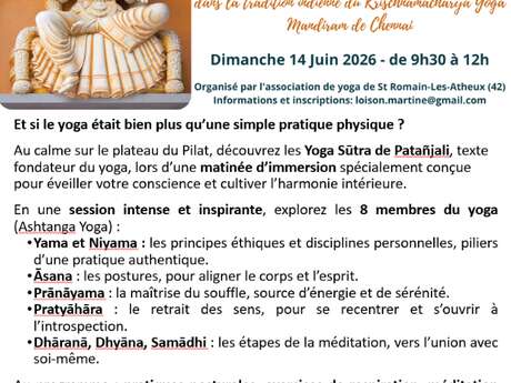 Atelier "Immersion en Yoga"