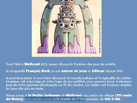 Animations Jeux de société