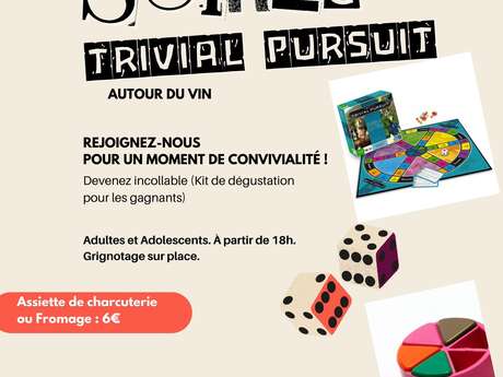 Soirée Trivial Pursuit (autour du Vin)