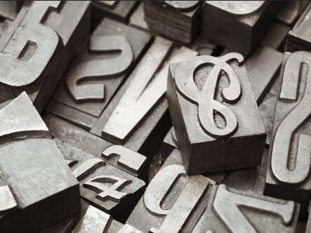 Stage de typographie - Gravure de mots imprimés