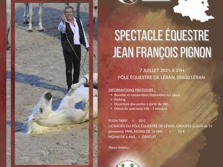 Spectacle équestre - Jean François Pignon