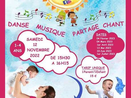 Zumbini : Cours de zumba 0-4 ans