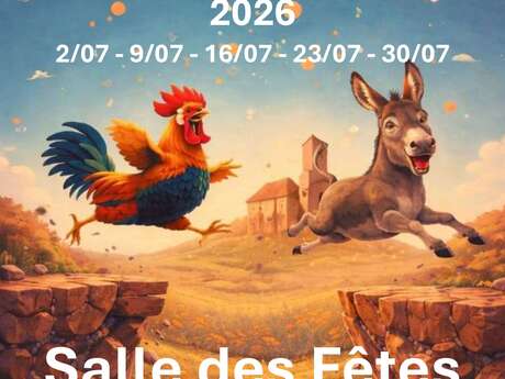 Les Expositions artistiques "Du Coq à l'Ane" dans le cadre du festival "Les Jeudis de Juillet"