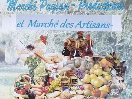 Bauernmarkt in Saint-Martin-de-la-Brasque