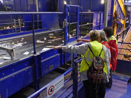 Visite gratuite du Centre de tri des déchets de Cannes La Bocca