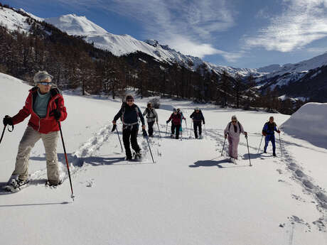 Gonzague de Vathaire: snowshoeing