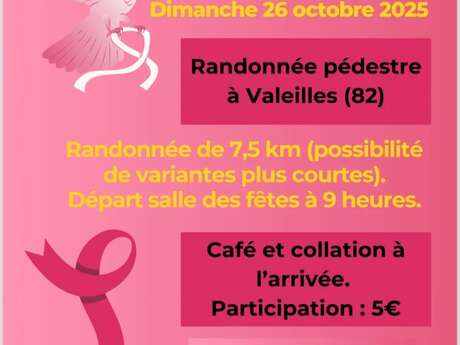 Randonnée - octobre rose