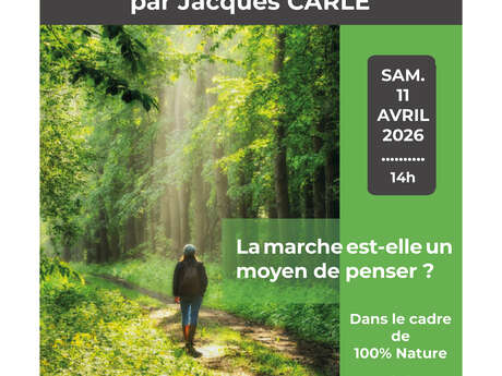 Conférence : La marche est-elle un moyen de penser ?