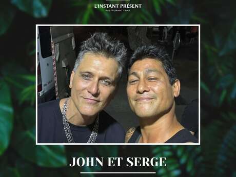 John & Serge in concert at l'Instant Présent