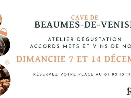 Atelier initiation Accords mets et vins de Noël