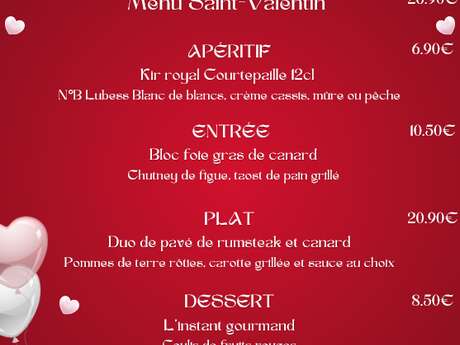La Saint Valentin au restaurant Courtepaille