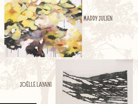 VERNISSAGE  Peintures et gravures par Maddy Julien & Joëlle Layani